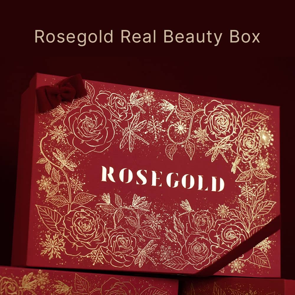 Rosegold Real Beauty Box: Chạm da tỏa sáng